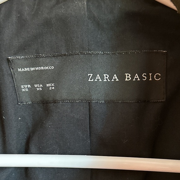 Zara Basic Army Green Studded Jacket - Picture 6 of 7